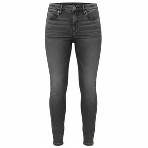 A New Approach Jeans Womens Size 10 Black Silver Shiny Metallic Skinny Stretch